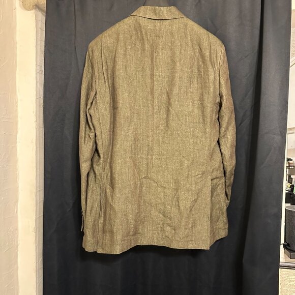 Todd Synder Italian Linen Sutton Suit - Olive 100% Linen - Picture 6 of 15